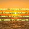 История и происхождение фамилии Елизов: важные факты о значении и склонении для родословного исследования