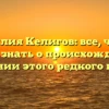 Фамилия Келигов: все, что вы хотели знать о происхождении и значении этого редкого имени