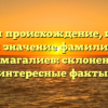 Изучаем происхождение, историю и значение фамилии Джумагалиев: склонение и интересные факты.