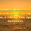Исследование фамилии Дебон: происхождение, история и значение, а также как правильно склонять