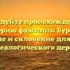 Исследуйте происхождение и историю фамилии Бурчик: значение и склонение для вашего генеалогического дерева
