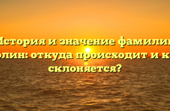 История и значение фамилии Долин: откуда происходит и как склоняется?