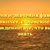 История и значения фамилии Коничев, склонение и происхождение: все, что вы хотели знать