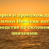 История и происхождение фамилии Ивачева: полное руководство по склонению и значению