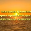 Корни и значение фамилии Когун: история происхождения и правильное склонение