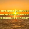 Полная история фамилии Кузев: происхождение, значение и как правильно склонять