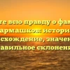 Узнайте всю правду о фамилии Кармашков: история, происхождение, значение и правильное склонение!