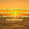 Узнайте всё о фамилии Коткин: происхождение, интересные факты, значение и правильное склонение