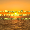 Фамилия Барнас: всё, что нужно знать о происхождении и истории, значении и склонении