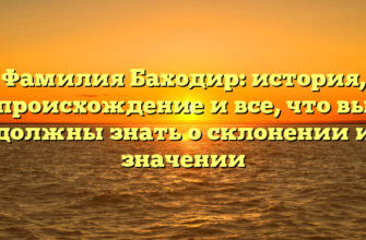 Фамилия Баходир: история, происхождение и все, что вы должны знать о склонении и значении