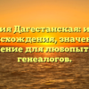 Фамилия Дагестанская: история происхождения, значение и склонение для любопытных и генеалогов.