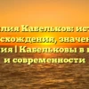 Фамилия Кабельков: история происхождения, значения и склонения | Кабельковы в истории и современности