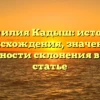 Фамилия Кадыш: история происхождения, значение и особенности склонения в одной статье