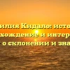 Фамилия Кидало: история, происхождение и интересные факты о склонении и значении