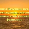 Фамилия Кимлык: история, происхождение, значение и склонение этой уникальной фамилии.