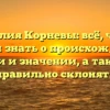 Фамилия Корневы: всё, что вы хотели знать о происхождении, истории и значении, а также как правильно склонять