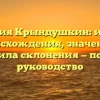 Фамилия Крындушкин: история происхождения, значение и правила склонения — полное руководство