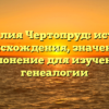 Фамилия Чертопруд: история происхождения, значение и склонение для изучения генеалогии