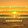 Анатомия фамилии Чепов: история, происхождение и значение с подробным рассмотрением правильного склонения