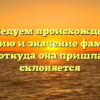 Исследуем происхождение, историю и значение фамилии Гарига: откуда она пришла и как в склоняется