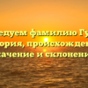 Исследуем фамилию Губарь: история, происхождение, значение и склонение.