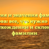 История и значения фамилии Гомонова: все, что нужно знать о происхождении и склонении фамилии