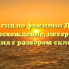 Полный гид по фамилии Дальман: происхождение, история и значения с разбором склонения