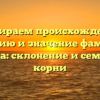 Разбираем происхождение, историю и значение фамилии Джима: склонение и семейные корни