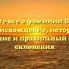 Узнайте все о фамилии Бабкин: происхождение, история, значение и правильный способ склонения