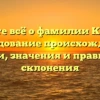 Узнайте всё о фамилии Курсаев: исследование происхождения, истории, значения и правильного склонения