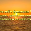 Узнайте всё о фамилии Чепин: история, происхождение и склонение в нашей статье