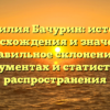 Фамилия Бачурин: история происхождения и значения, правильное склонение в документах и статистика распространения