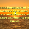 Фамилия Бисноватый-Коган: исследование происхождения, истории и значимости, а также правильное склонение в русском языке