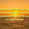 Фамилия Бугай: история, происхождение и значение — полное руководство для склонения и изучения