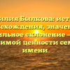 Фамилия Былкова: история происхождения, значение и правильное склонение — все о немыслимой ценности семейного имени