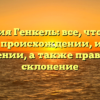 Фамилия Генкель: все, что нужно знать о происхождении, истории и значении, а также правильное склонение