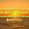 Фамилия Иорих: от истории до значения. Все, что нужно знать о происхождении и склонении фамилии.