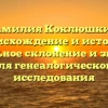 Фамилия Коклюшкин: происхождение и история, правильное склонение и значение для генеалогического исследования