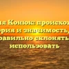 Фамилия Конюк: происхождение, история и значимость, как правильно склонять и использовать