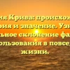 Фамилия Крива: происхождение, история и значение. Узнайте правильное склонение фамилии для использования в повседневной жизни.