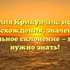 Фамилия Крикунчик: история происхождения, значение и правильное склонение — всё, что нужно знать!