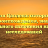 Фамилия Цапаева: исторический обзор происхождения, значения и правильного склонения на основе исследований