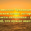 Фамилия Чухванцев: происхождение, история и особенности склонения — узнайте всё, что нужно знать!