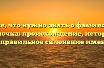 Все, что нужно знать о фамилии Галочка: происхождение, история и правильное склонение имени