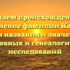 Изучаем происхождение и склонение фамилии Капуш: история названия и значение для родословных и генеалогических исследований