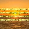 Изучаем происхождение, историю и значимость фамилии Кабальеро: склонение и интересные факты