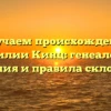Изучаем происхождение фамилии Кинц: генеалогия, значения и правила склонения