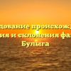 Исследование происхождения, значения и склонения фамилии Булыга