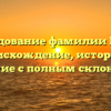 Исследование фамилии Ерина: происхождение, история и значение с полным склонением
