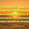 Исследование фамилии Кляйншмидт: происхождение, история и значимость, а также правильное склонение для родственных связей